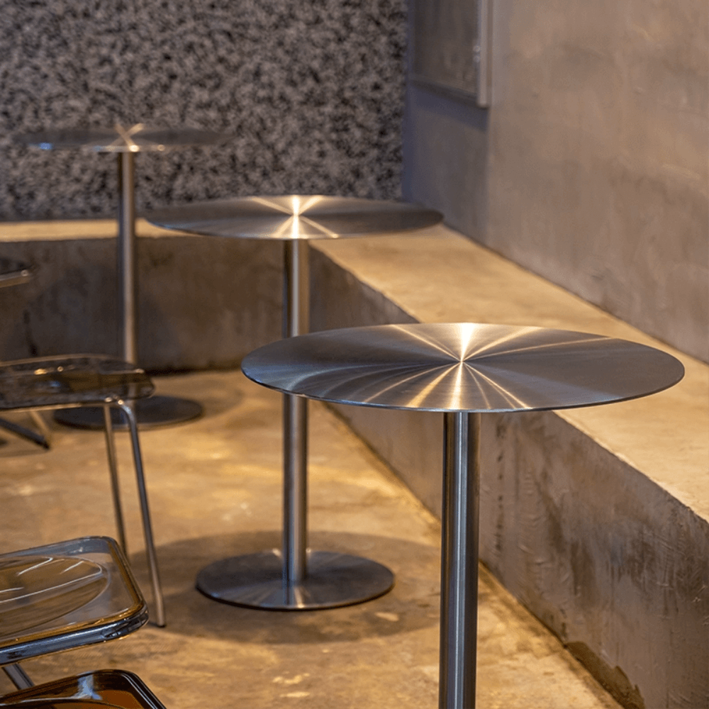 [PRE-ODER] โต๊ะบาร์ DEEPWOOD รุ่น STIRILE สีเงิน